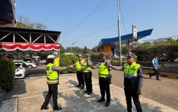 Siaga Pengaduan 110 Kainduk PJR BSD Kompol Darmawati,SE,SH,MM Tegaskan Larangan Berhenti di Bahu Tol Jalan