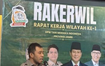 Tutup Rakerwil I TMI Jambi, Aiman Adnan: DPN Siap Kawal Rekomendasi Petani ke Pemerintah Pusat