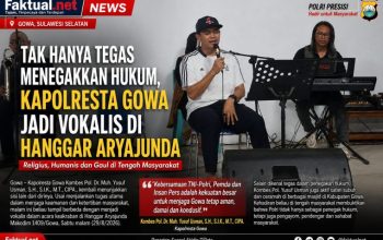Tak Hanya Tegas Menegakkan Hukum, Kapolresta Gowa Yusuf Usman Tampil Religius Hingga Jadi Vokalis