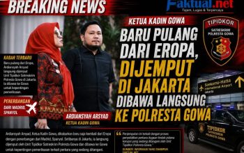BREAKING NEWS: Baru Pulang dari Eropa, Ketua Kadin Gowa Dijemput dan Dibawa dari Jakarta ke Polresta Gowa
