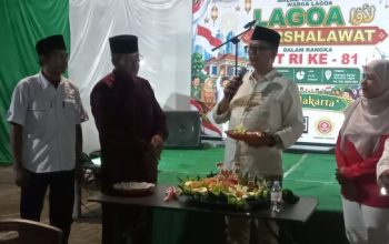 Ungkapan Syukur HUT RI, Komponen Masyarakat Lagoa Gelar Lagoa Bersholawat