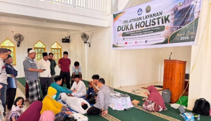 UM Kendari Tingkatkan Kapasitas Masyarakat Desa Laikaaha Melalui Pelatihan Layanan Duka Holistik
