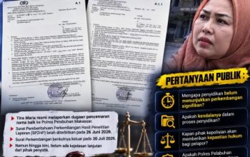Ada Apa dengan Penyidikan Laporan Pencemaran Nama Baik Tina Maria? Belum Ada Perkembangan