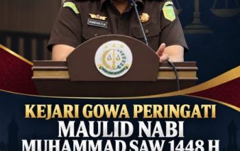 Kejari Gowa Peringati Maulid Nabi Muhammad SAW 1448 H, Kajari: Jadikan Keteladanan Rasulullah sebagai Pedoman Pengabdian