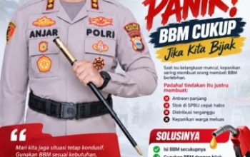 Kapolres Takalar Imbau Warga Jangan Panik: BBM Cukup Jika Kita Bijak