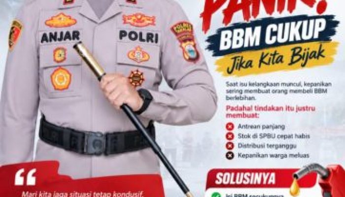 Kapolres Takalar Imbau Warga Jangan Panik: BBM Cukup Jika Kita Bijak