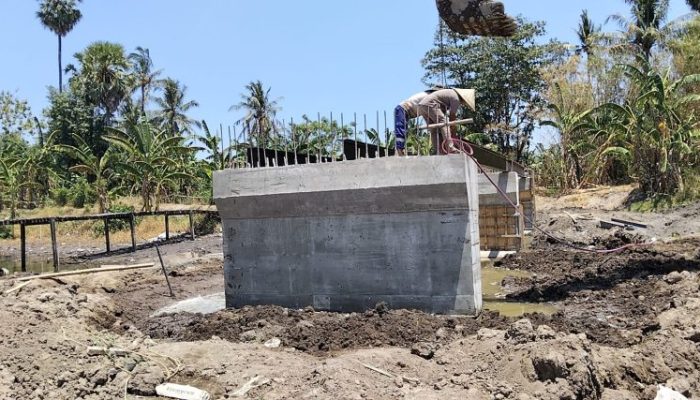 Warga Dusun Jatia Sambut Antusias Kelanjutan Proyek Jembatan Beton Kodim 1409, Gowa