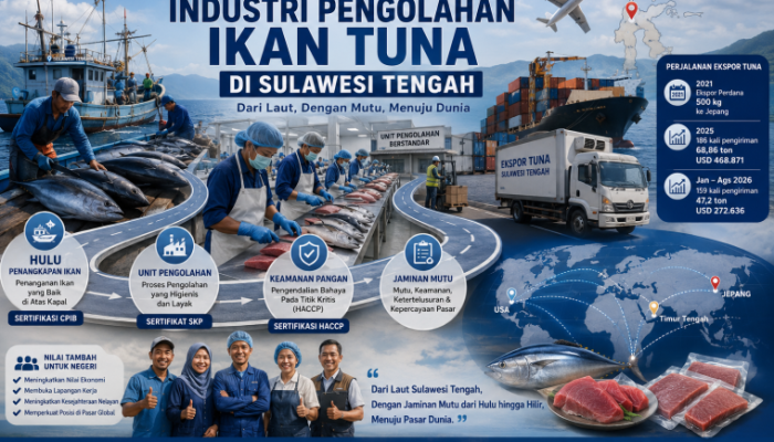 Jalan Panjang Industri Pengolahan Ikan Tuna di Sulawesi Tengah