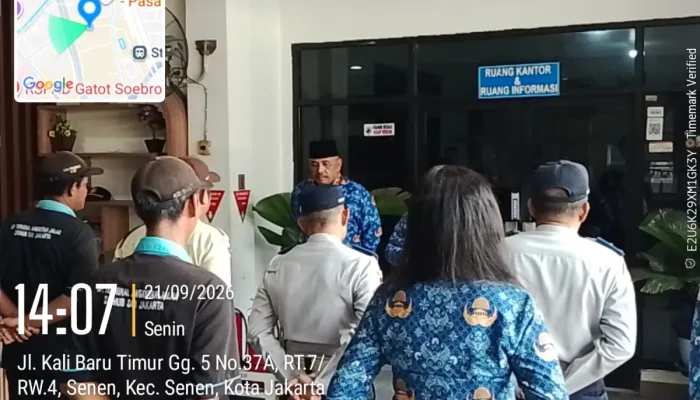 Dishub Terminal Senen Gelar Apel, Kepala Terminal Sampaikan Ucapan HUT untuk Staf