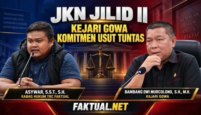 JKN Jilid II Tak Boleh Mandek: Seluruh Pengelola Dana RSUD Syekh Yusuf Harus Diperiksa