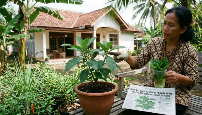 Apotek Hidup di Pekarangan: Menyingkap Manfaat Daun Afrika dan Klorofil bagi Kesehatan