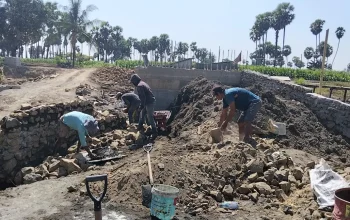 Antusiasme Tinggi, Warga Salajangki Sambut Positif Pengerjaan Lanjutan Jembatan Beton