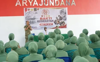 Sambut HUT TNI ke-81, Kodim 1409/Gowa Gelar Bakti Kesehatan dan Pelatihan BHD