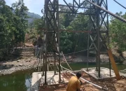Jembatan Gantung Perintis di Gowa Siap Rampung, Kolaborasi TNI dan Rakyat Buahkan Hasil Manis