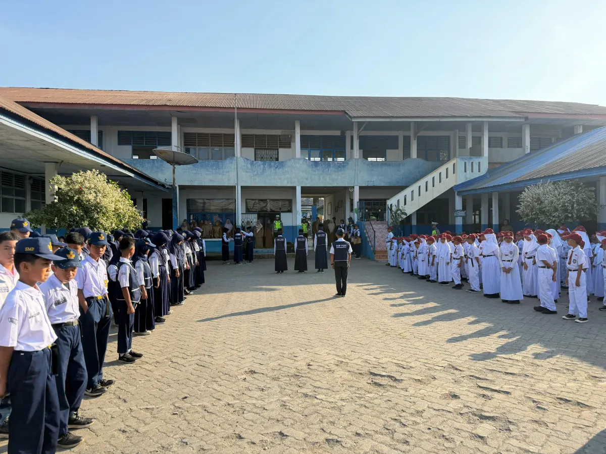 Police Go to School, Satlantas Polresta Gowa Edukasi Pelajar