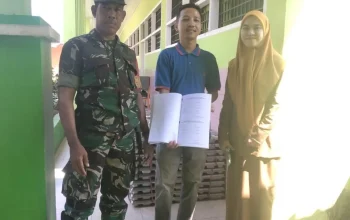 Pastikan Higienis, Babinsa Parangbanoa Dampingi Distribusi MBG Pelajar Gowa