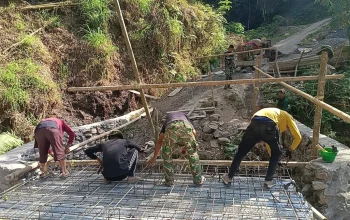 Progres Capai 67%, Jembatan Ere Pucca’ di Tombolo Pao Segera Jadi Nyata
