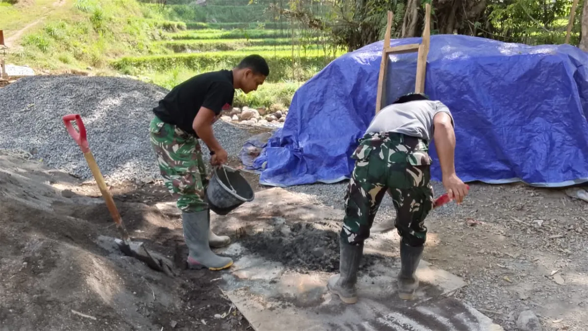 Semangat Kebersamaan Hiasi Pengerjaan Jembatan Garuda Tahap VI di Kabupaten Gowa