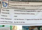 Proyek TK Aisyiyah Limbung Senilai 442 Juta Jadi Sorotan, P2SP Diminta Buka Penjelasan
