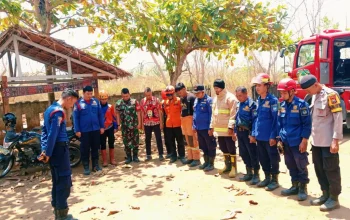 Tim Gabungan Padamkan Kebakaran Lahan 3 Hektare di Bontonompo Gowa
