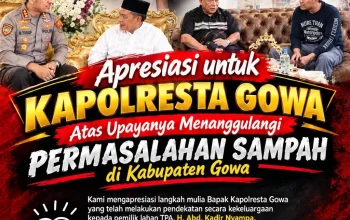 Kapolresta Gowa Peduli Sampah, Buka Akses TPA untuk Atasi Persoalan Sampah