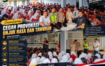 Polsek Pondok Gede Gelar Sosialisasi Kamtibmas di SMKS Hutama, Ajak Pelajar Tolak Provokasi Unjuk Rasa dan Tawuran