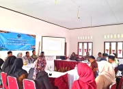 Suasana Rapat Pertemuan Lintas Sektor dalam membahas peran penunjang bagi Forum Ramah Anak Kecamatan Togo Binongko