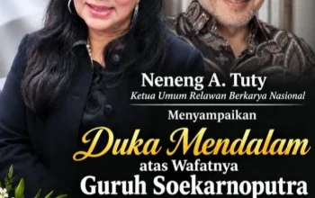Ketua Umum Relawan Berkarya Nasional Neneng A. Tuty Sampaikan Duka Mendalam