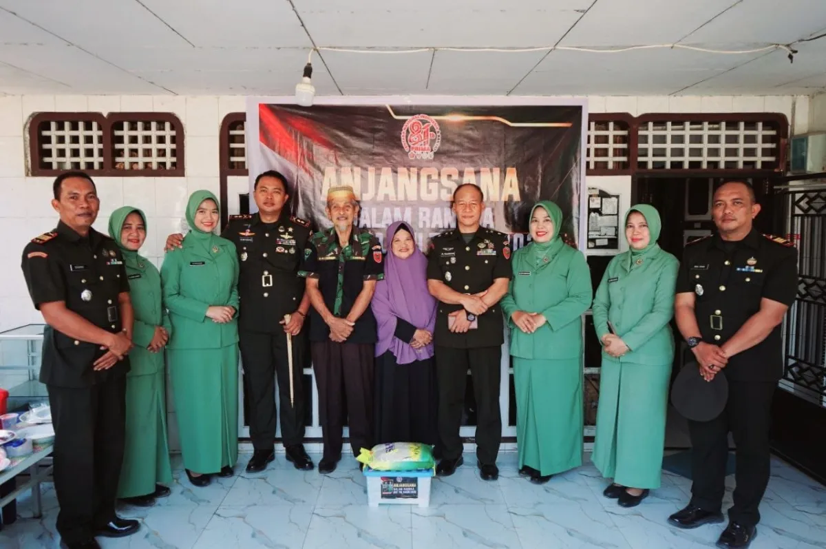 Dandim 1409/Gowa Pimpin Langsung Kunjungan Sosial ke Rumah Pengurus Ormas dan TMP