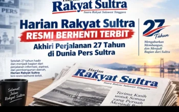 Harian Rakyat Sultra Resmi Berhenti Terbit Setelah 27 Tahun