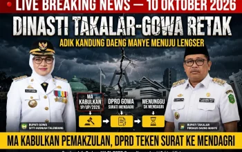 Dinasti Takalar  Gowa retak Adik Dg Manye Menuju Lengser 