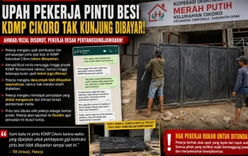 Upah Pekerja Pintu Besi KDMP Cikoro Tak Kunjung Dibayar, Ahmad/Rizal Disorot, Pekerja Desak Pertanggungjawaban!