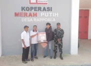 Babinsa Desa Rappoala Dampingi Penerimaan Sarana dan Prasarana KDKMP
