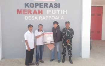 Babinsa Desa Rappoala Dampingi Penerimaan Sarana dan Prasarana KDKMP