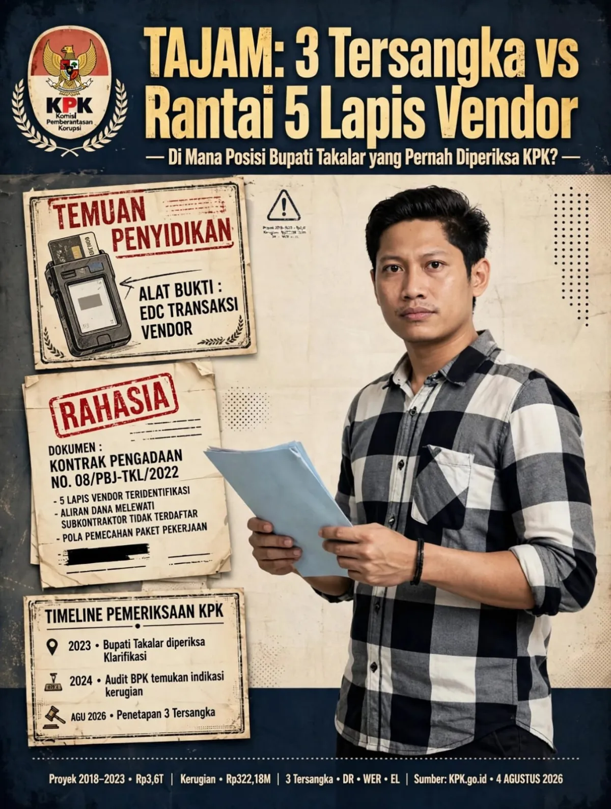 SAMATA Pertanyakan: Setelah 3 Tersangka Ditahan KPK Rp322 Miliar, Apakah Kasus Digitalisasi SPBU Berhenti? Jejak Bupati Takalar Firdaus Sebagai Saksi Disorot