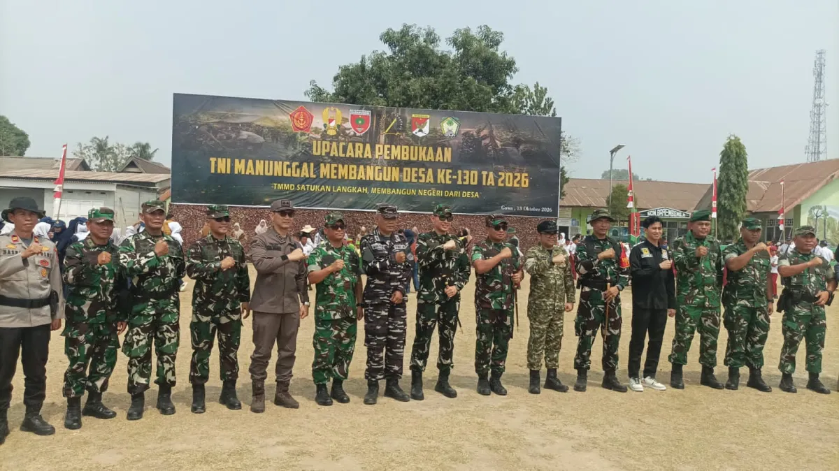 Wakil Bupati Gowa Tegaskan Anggaran TMMD Ke-130 Rp1,5 Miliar untuk Buka Jalan 2,3 Kilometer di Bontomanai