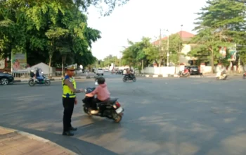 Satlantas Polresta Gowa Atur Harus Lalu Lintas Sore, dan Cegah Lawan Arus