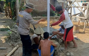 Hadirkan Solusi Air Bersih, Satgas TMMD Ke-130 Buat Sumur Bor di Desa Kalebarembeng