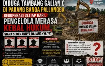 Diduga Tambang Galian C di Parang Banoa Pallangga Beroperasi Setiap Hari, Pengelola Merasa Kebal Hukum, Siapa Sebenarnya Dalangnya?