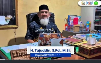 H. Tajuddin Pimpin Penguatan Mutu Pendidikan UPT SMAN 9 Gowa, Profil Target Kinerja 2026 Dipublikasikan