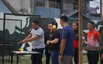 Plt Bupati Gowa Darmawansyah Muin Hadiri Kegiatan Menembak di Kodim 1409/Gowa