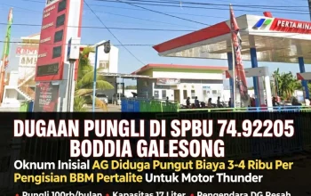 Dugaan Pungli di SPBU Boddia Takalar Mencuat, Pengendara Thunder Mengaku Dipungut Rp100 Ribu per Bulan