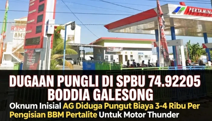Dugaan Pungli di SPBU Boddia Takalar Mencuat, Pengendara Thunder Mengaku Dipungut Rp100 Ribu per Bulan