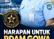 Khaerul Aco Ditunjuk Jadi Dirut PDAM Gowa, DPP Gempa Indonesia: Harapkan Bawa Perubahan Pelayanan.
