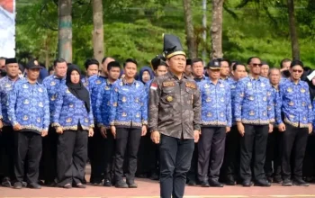 Ketua MPC KIWAL Garuda Hitam Kabupaten Gowa, Rapiuddin Maddo, S.Pd.I., M.M., Jadi Komandan Upacara Hari Sumpah Pemuda ke-98
