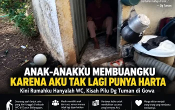 Rumah Bisa di Bangun Kembali. Namun, Waktu Bersama orang Tua Tidak Akan Pernah Bisa di Putar Kembali.