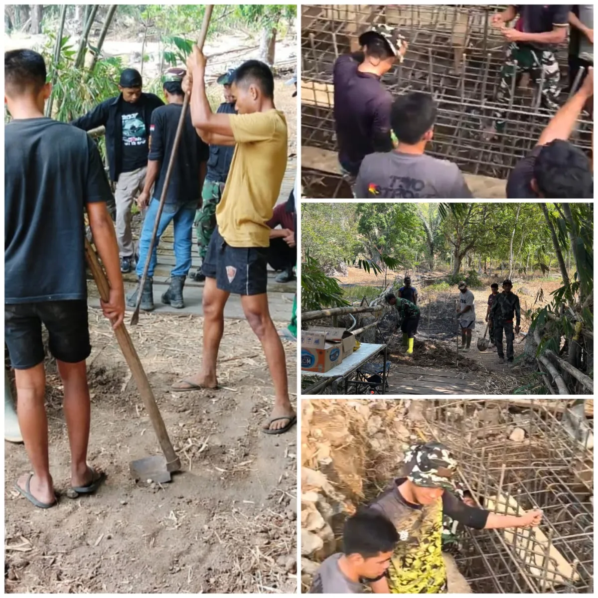 Pembangunan Jembatan Karalloe Dikebut TNI 1409/07, Keselamatan dan Akses Warga diprioritaskan 