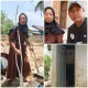 Langsiah 73 tahun hidup sendiri, dan tinggal di WC umum selama 5 bulan yang berukuran 150x150cm.