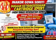 LSM Inakor Gowa Soroti Dugaan Ketidak Sesuain Cartridge Xpert Pada Dinas Kesehatan, Diduga Tidak Sesuai Juknis Kemenkes dan Spesifikasi Alat TCM