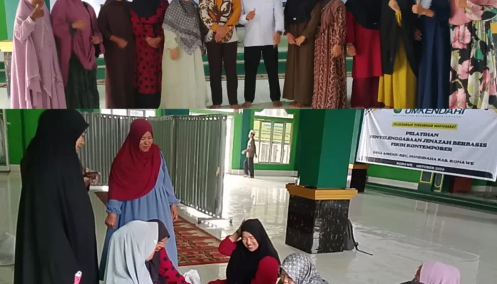 Perkuat Pelayanan Keagamaan, Tim Pengabdian UM Kendari Bentuk Tim Penyelenggara Jenazah di Desa Amesiu